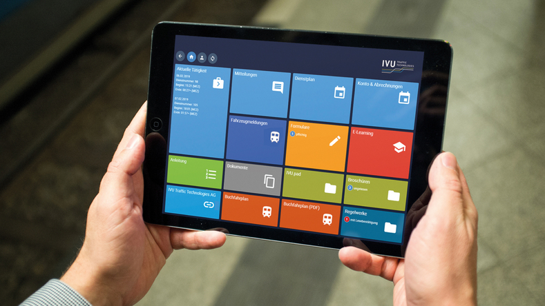 IVU.pad comme poste de travail mobile